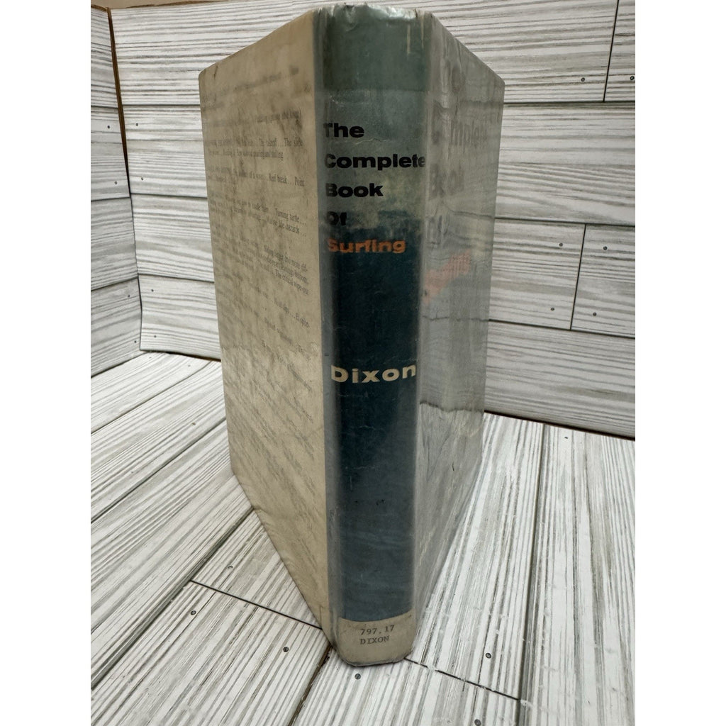 1965 Complete Book of Surfing Peter L Dixon HC DJ 1st Ed Illustrated