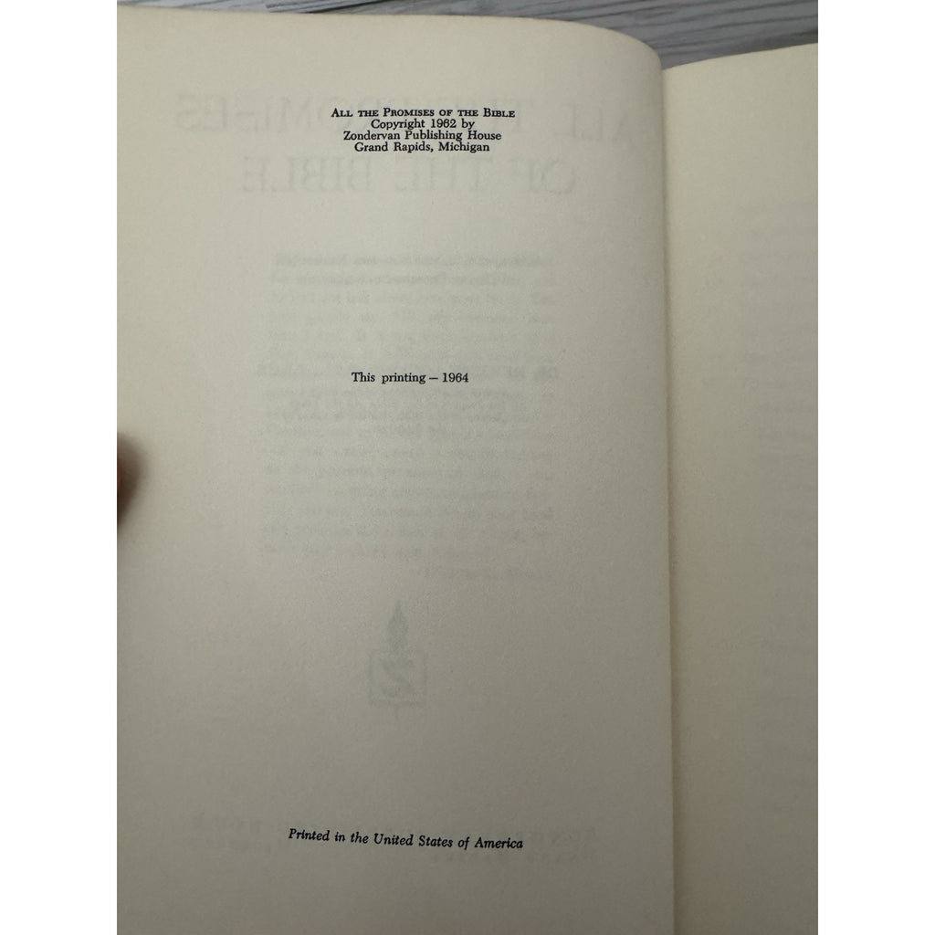 All the Promises of the Bible 1964 HC Herbert Lockyer Zondervan