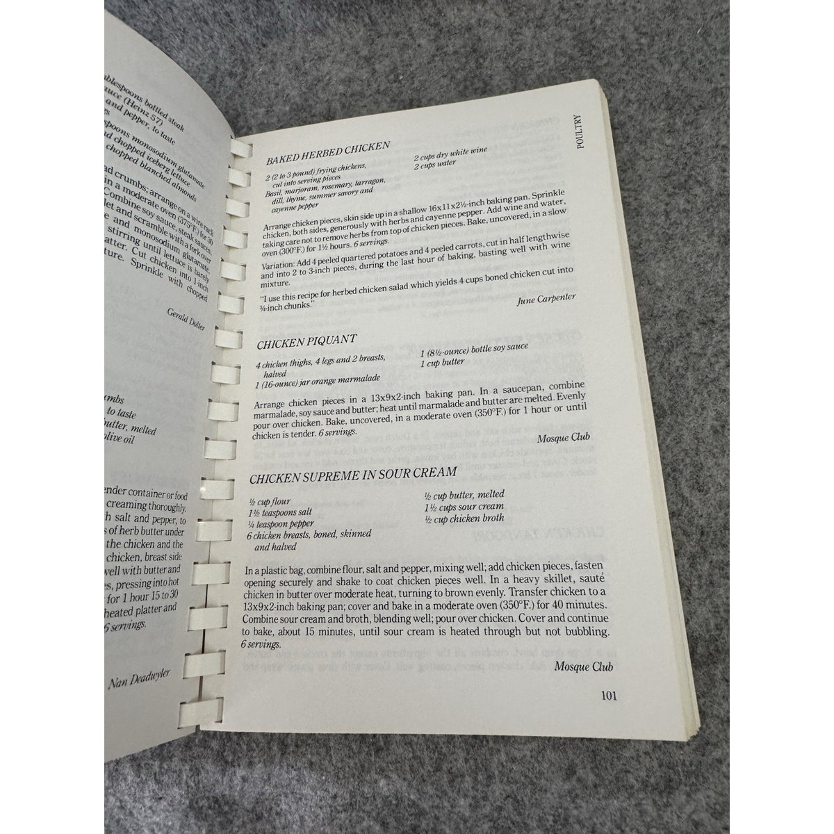 Apron Strings Richmond Symphony Cookbook 1983 Virginia Comb Bound