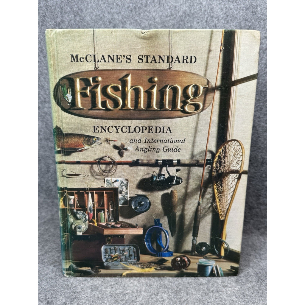1965 McClane’s Standard Fishing Encyclopedia First Edition Angling Illustrated