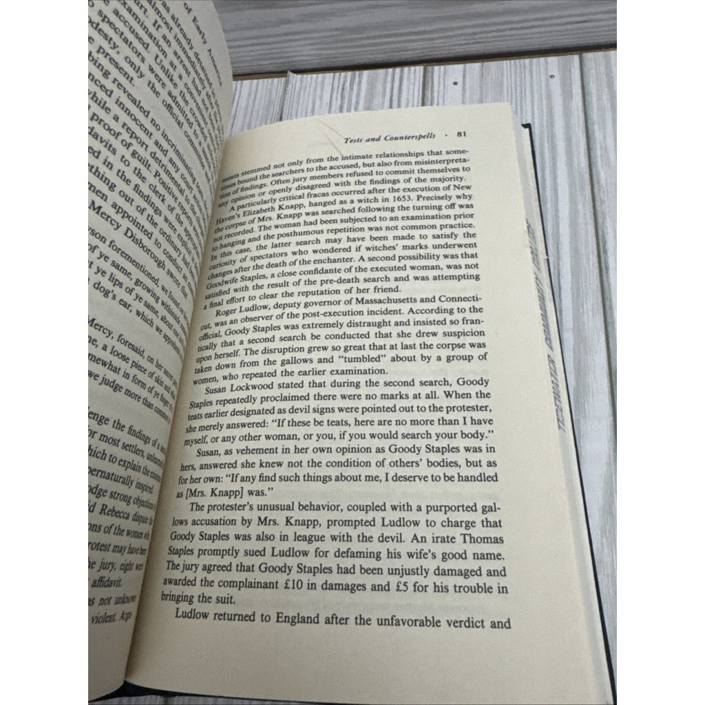 The Witches of Early America by Sally Smith Booth 1975 HC
