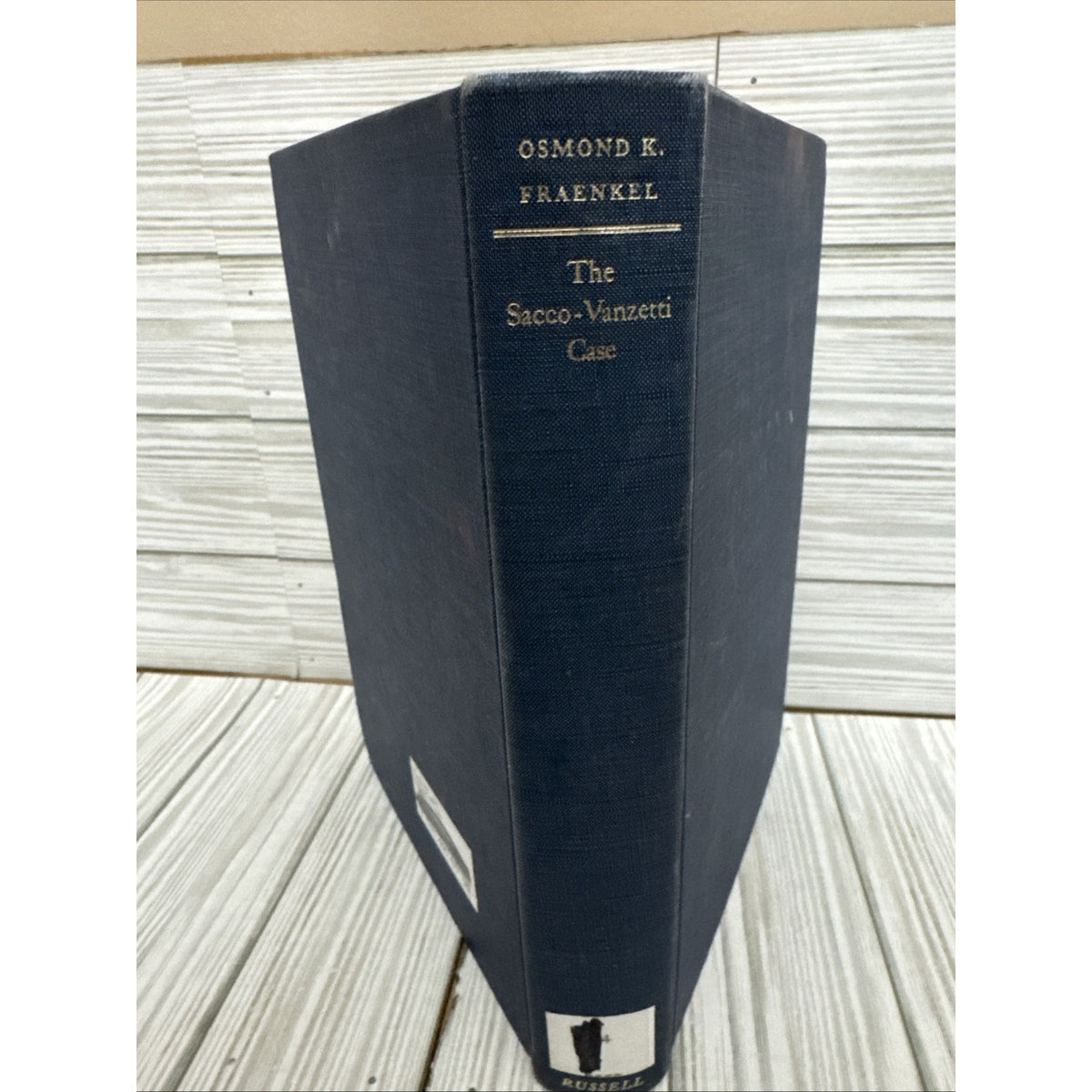 Osmond K Fraenkel. Sacco-Vanzetti Case. 1969 printing.