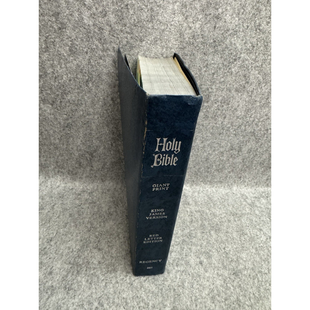 Holy Bible KJV Giant Print Red Letter Edition Pictorial Edition Regency 1973