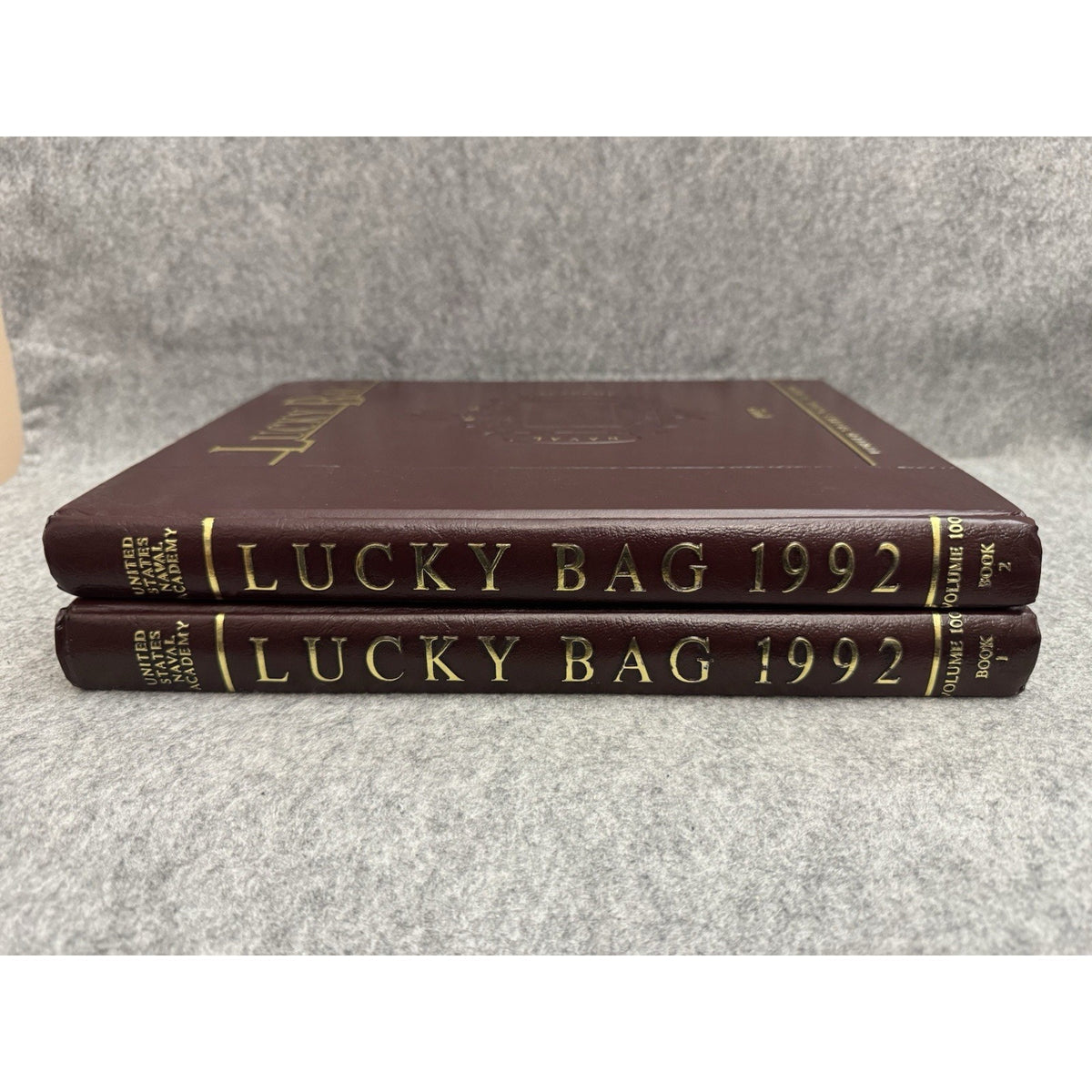1992 Lucky Bag United States Naval Academy 2 Vol Set HC