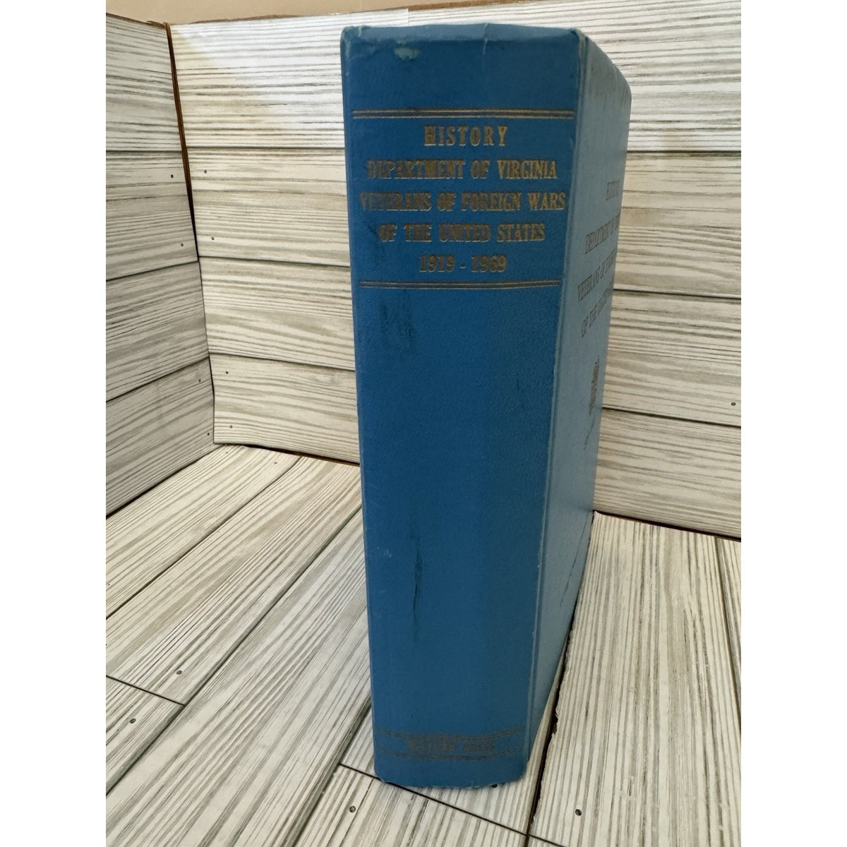 History Dept Virginia Veterans Foreign Wars 1919-1969 HC VFW Book