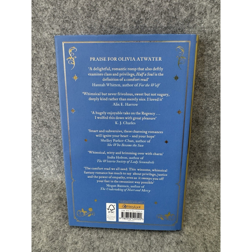 Signed Ten Thousand Stitches Olivia Atwater FairyLoot HC 2022