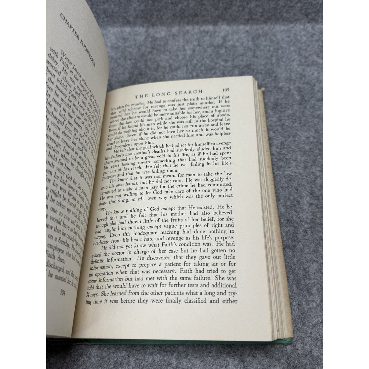 1958 The Long Search Sallie Lee Bell First Edition HC DJ Zondervan
