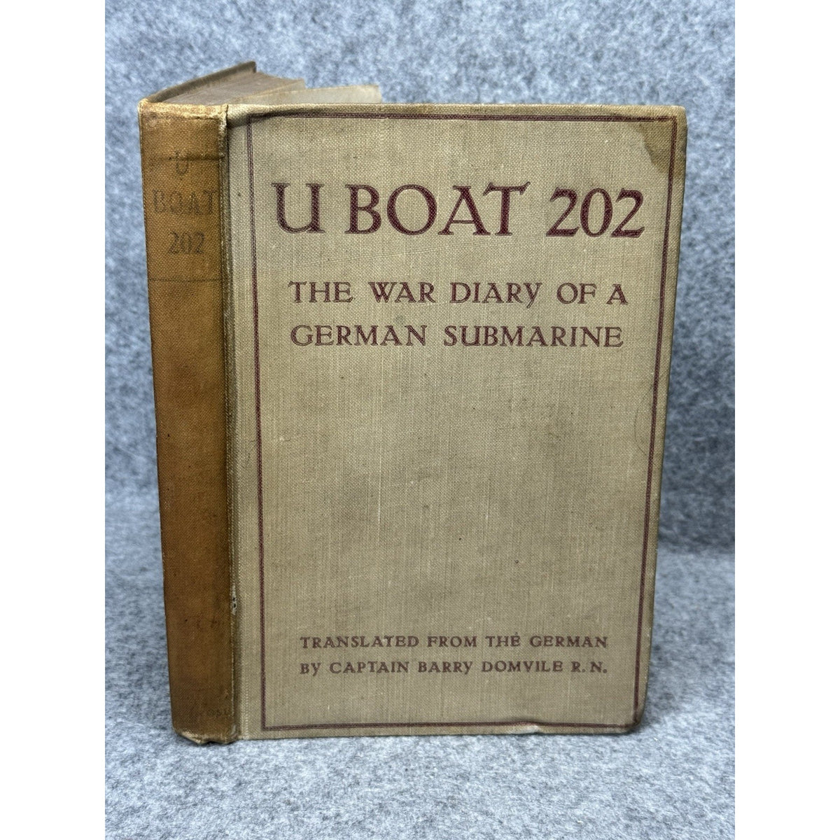 1919 U Boat 202 War Diary German Submarine WWI von Spiegel First UK Edition