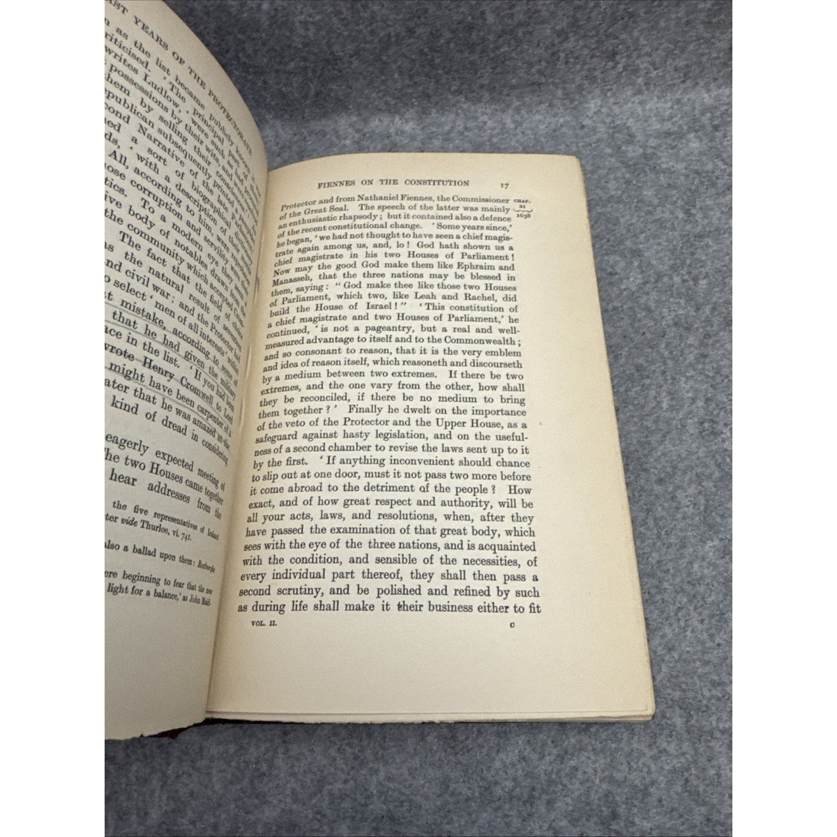 The last years of the protectorate C. H. FIRTH vol 2 1657-1658 year 1909 HC