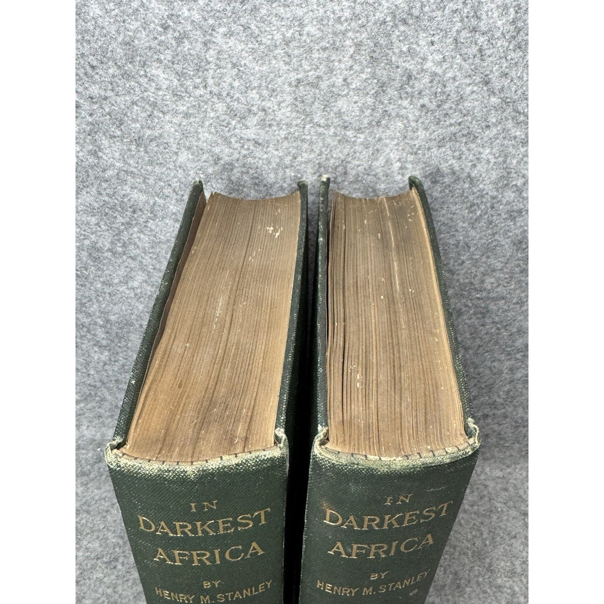 1891 In Darkest Africa Henry M Stanley 2 Vol Set Illustrated Both Folding Maps
