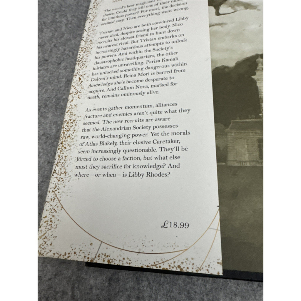 1st UK Print "The Atlas Paradox" Olivie Blake 2022 HC TOR Waterstones Exclusive
