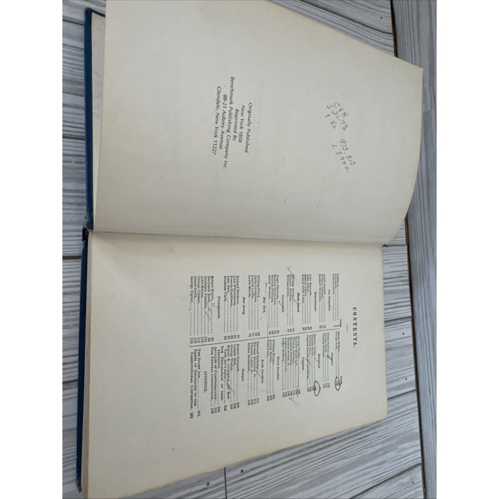 Biographical Sketches of The Signers Of The Declaration of American Independence