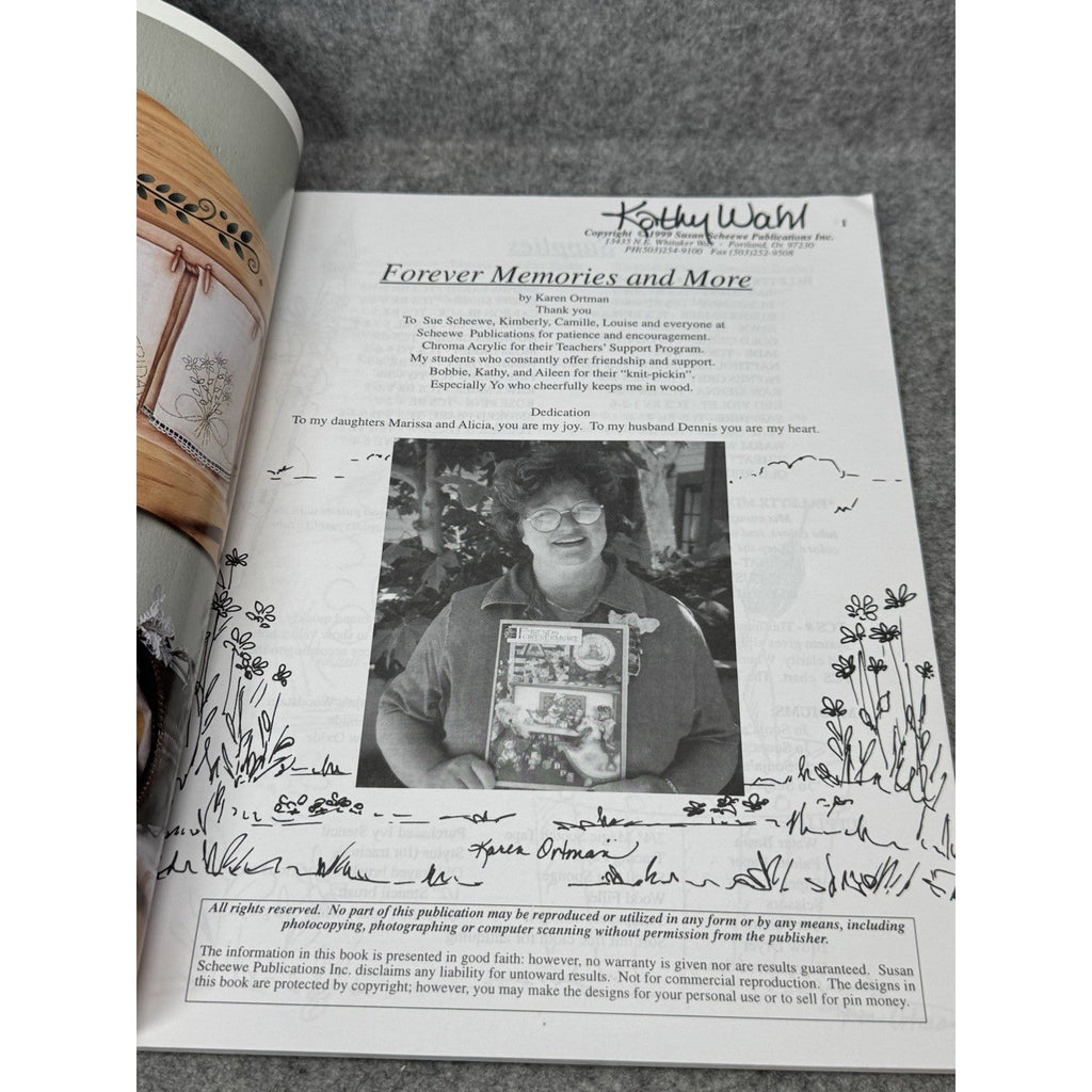 Friends Forevermore 2 Karen Ortman 1999 Tole Painting Garden Floral Pattern Book
