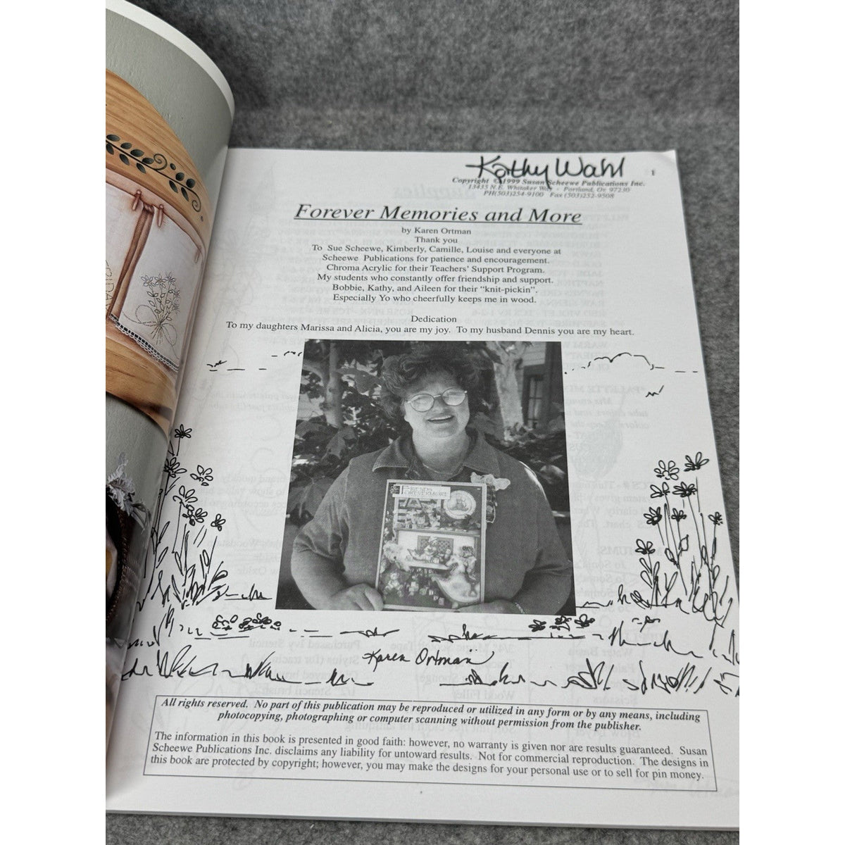Friends Forevermore 2 Karen Ortman 1999 Tole Painting Garden Floral Pattern Book