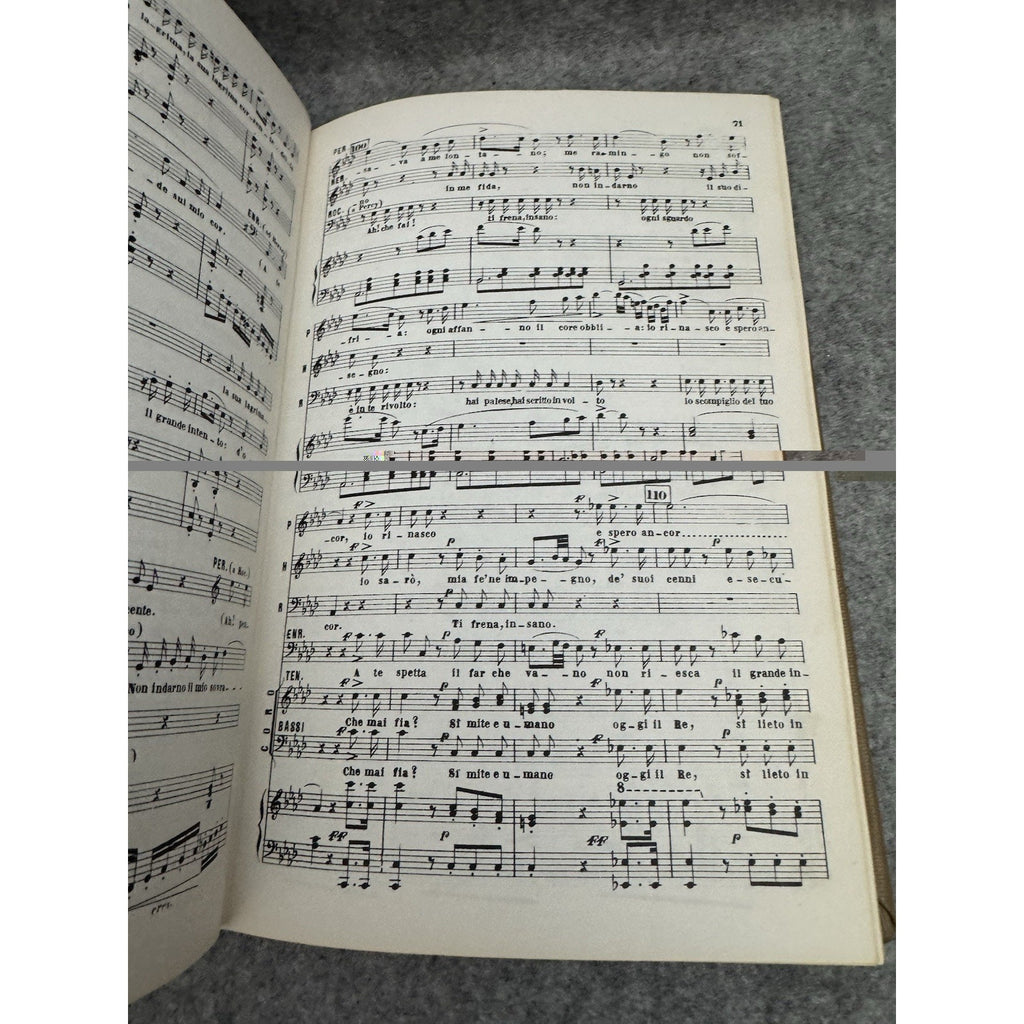 Donizetti Anna Bolena Opera Vocal Score HC Kalmus Library Bound Italian