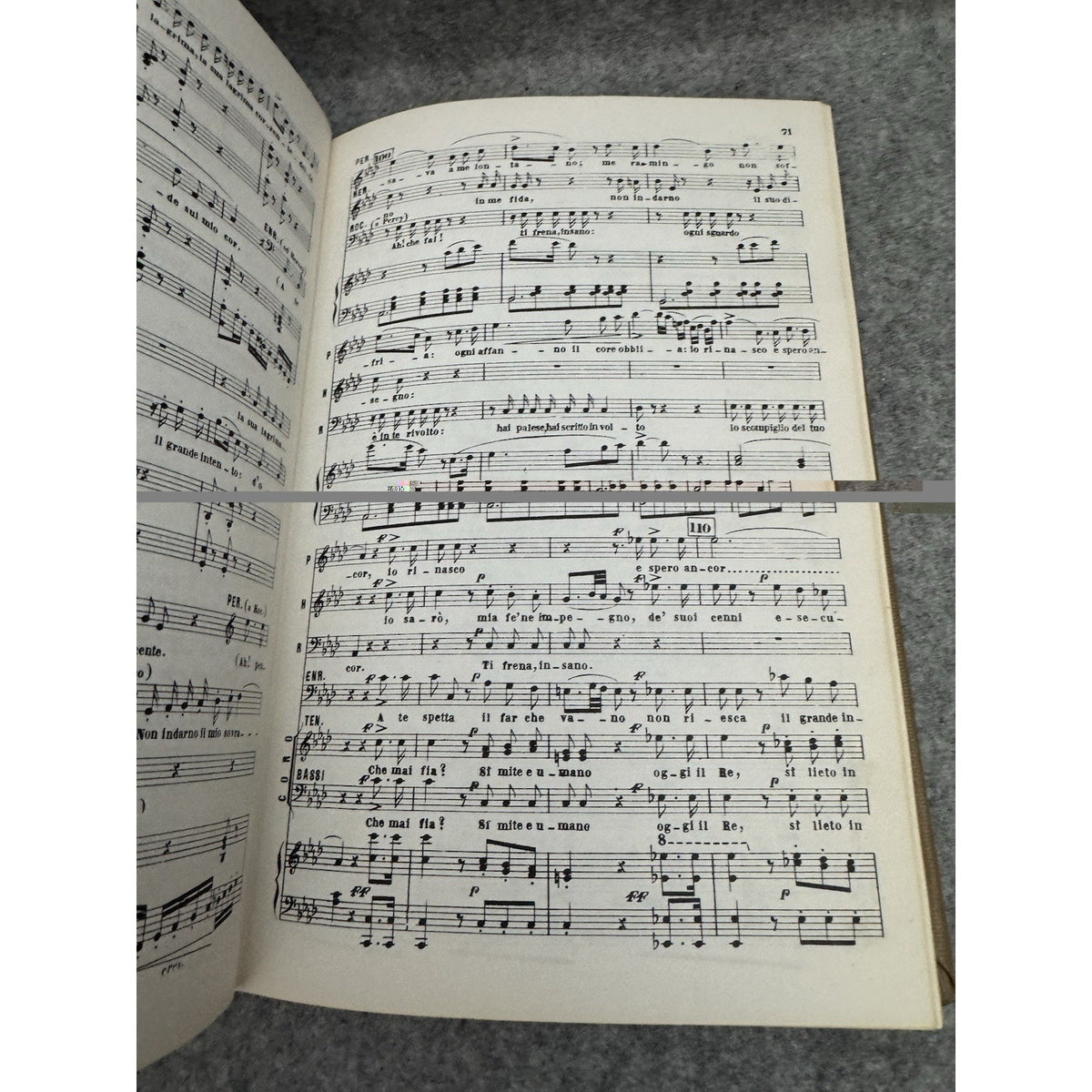 Donizetti Anna Bolena Opera Vocal Score HC Kalmus Library Bound Italian