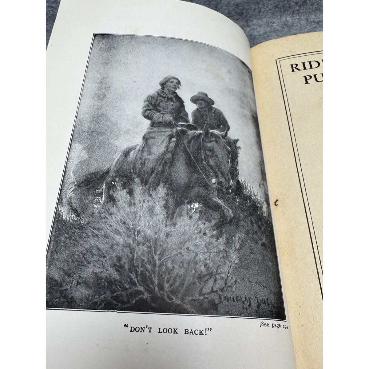 Riders of the Purple Sage Zane Grey 1912 Copyright G&D Illustrated Western