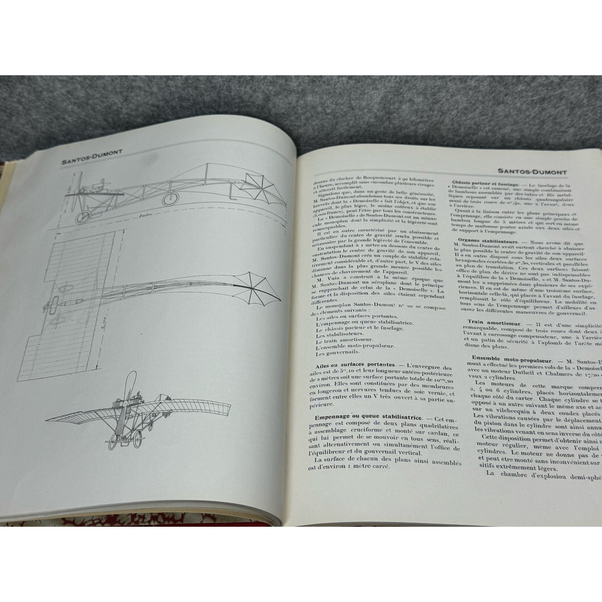 Rare Les Aeroplanes de 1910 R. de Gaston First Edition Aviation Plans