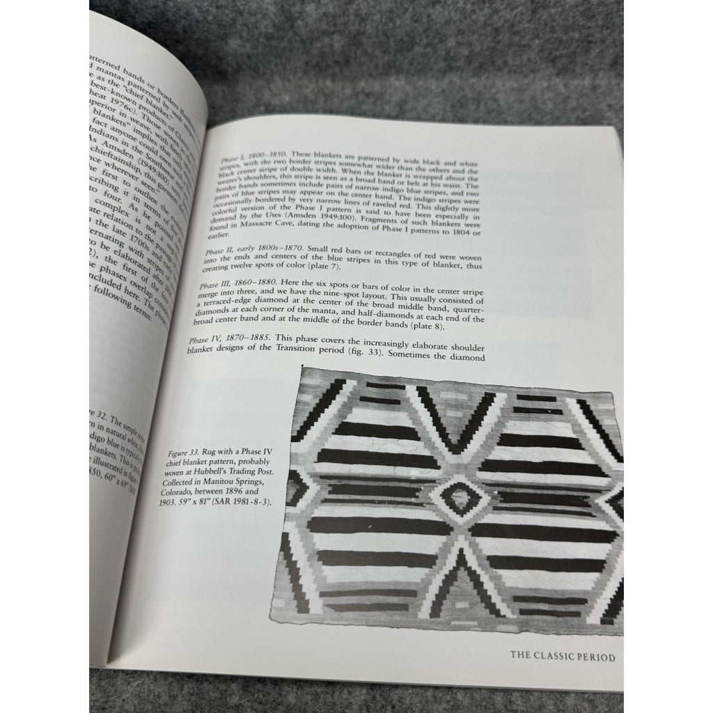 1985 Navajo Weaving Three Centuries of Change Kate Peck Kent First Edition PB