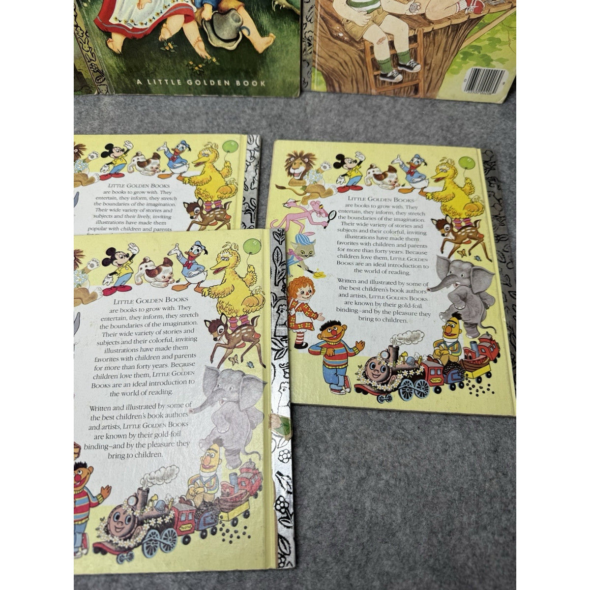 Vintage Little Golden Books Lot of 7 Peter Pan Chitty Chitty Bang Bang Hansel