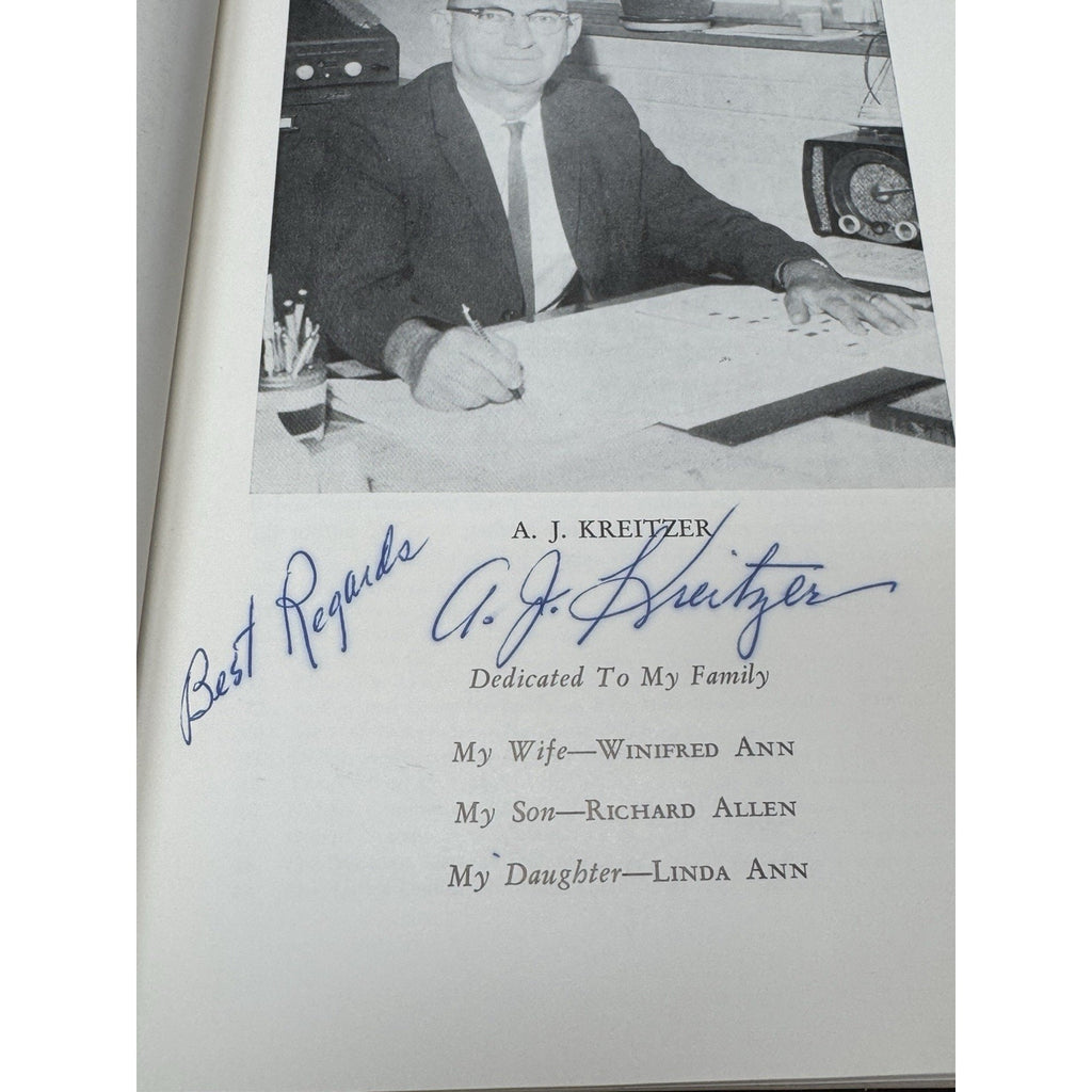 Rare 1970 History of Northeast Dubois County Indiana SIGNED Kreitzer Genealogy