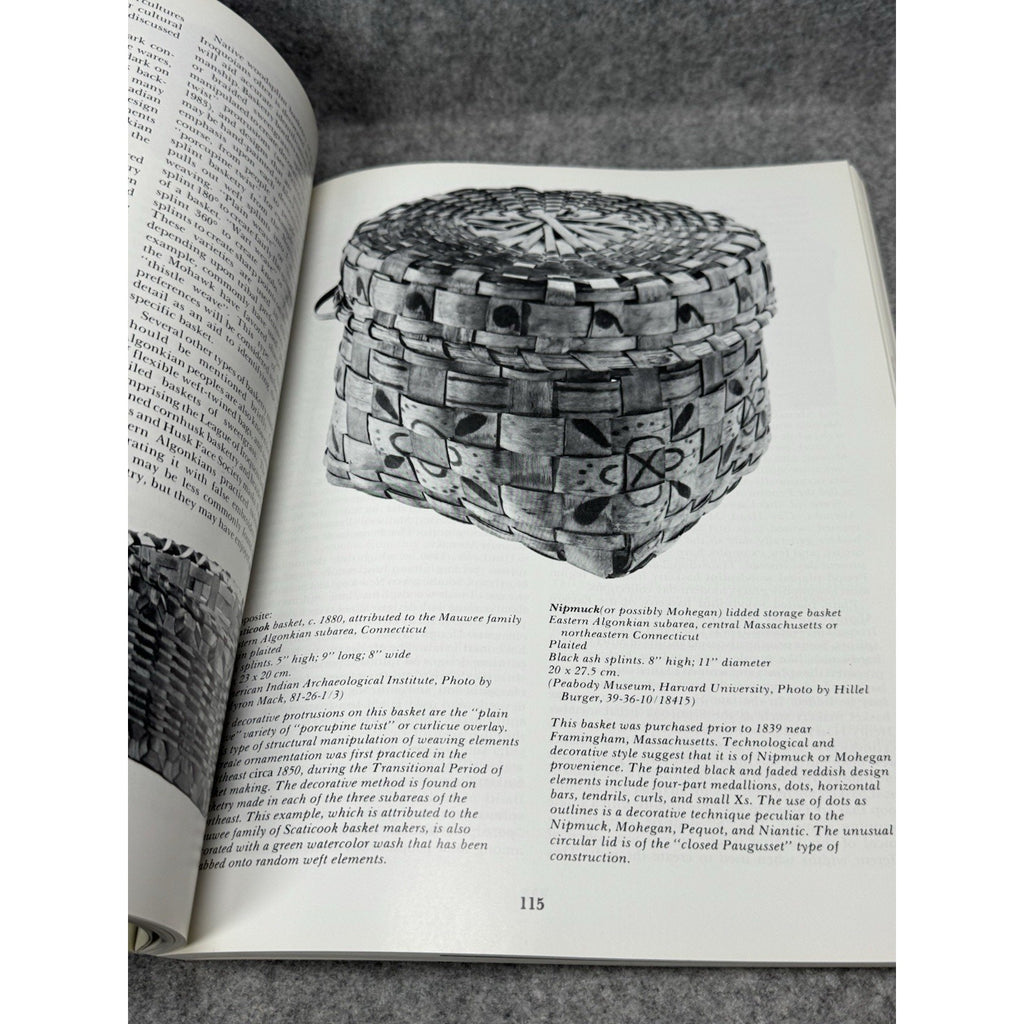 1986 Indian Baskets Turnbaugh Native American Basketry Illustrated Reference