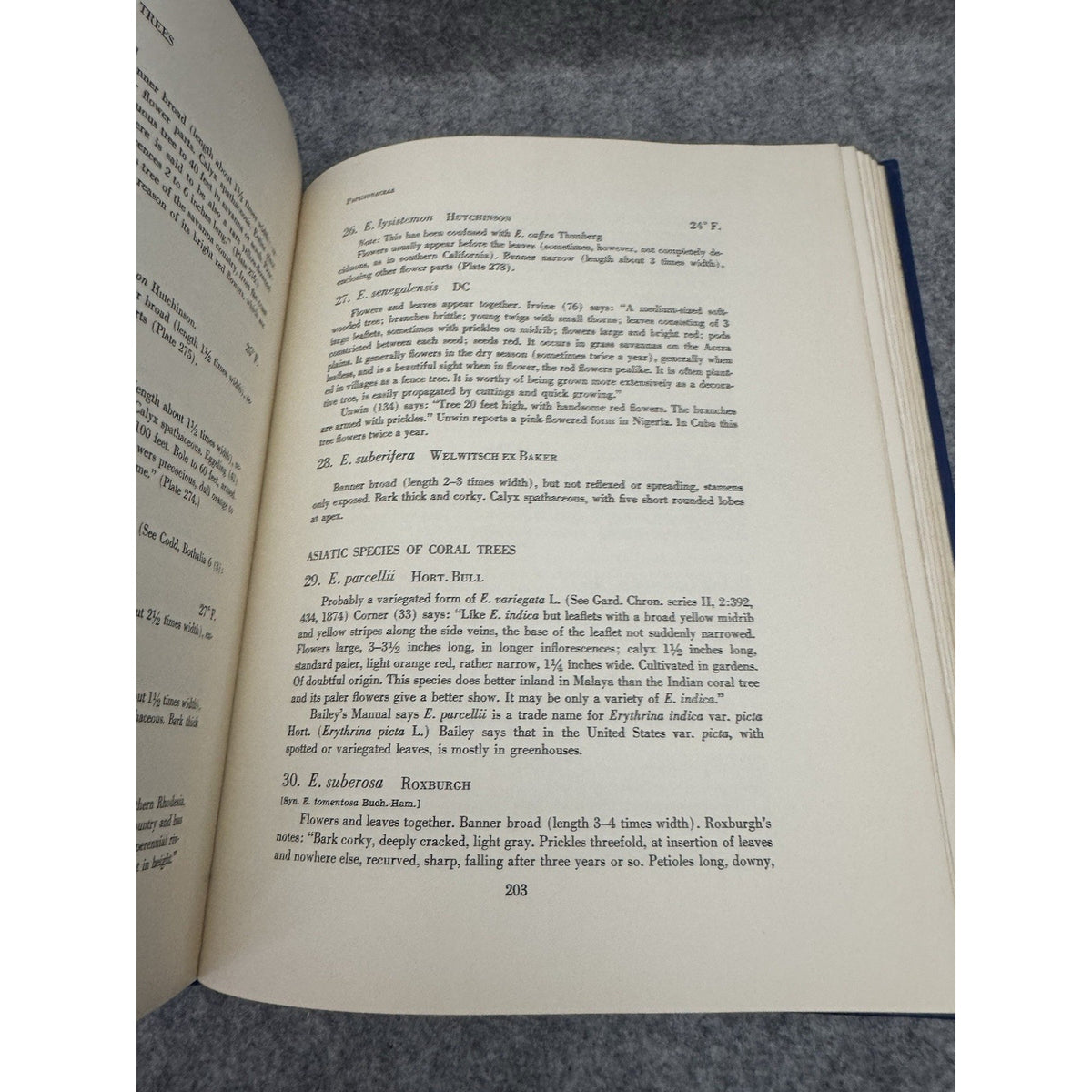 1962 Flowering Trees of the World Edwin A Menninger 1st Edition HC
