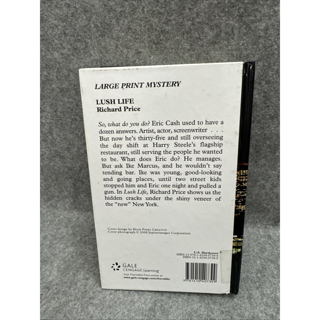 Lush Life by Richard Price (2008, Hardcover)