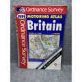 1999 Ordnance Survey Motoring Atlas Britain Spiral Road Maps Vintage