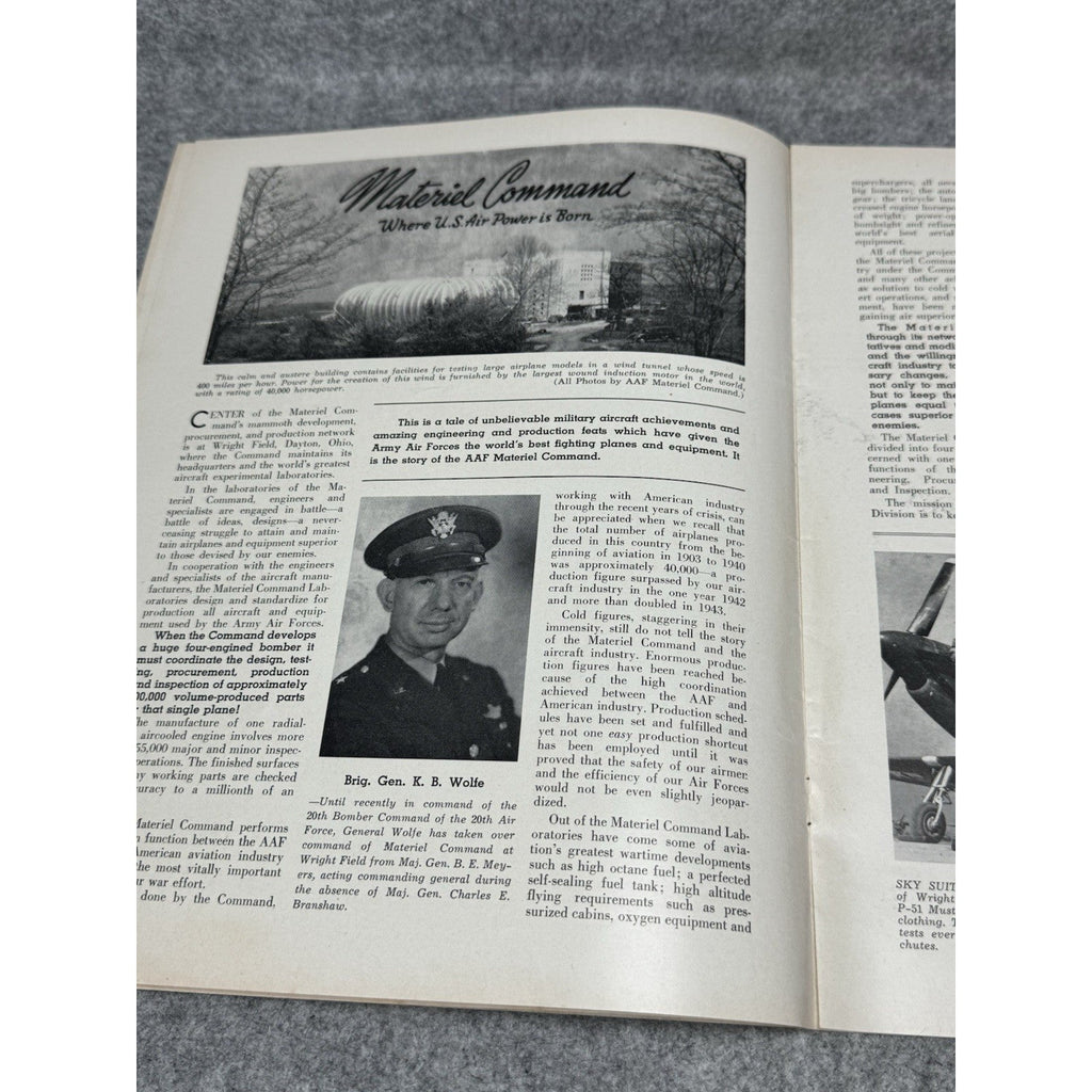 1944 Globe Beam August WWII Aircraft Magazine AT-10 Final Production Fort Worth