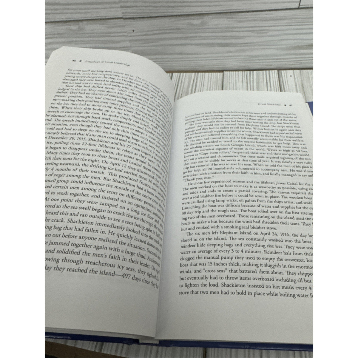 Snapshots of Great Leadership Hardcover Jon P. Howell